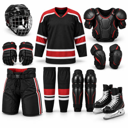 Custom Complete Ice Hockey Team Kit – Full Protective Uniform & Equipment Set