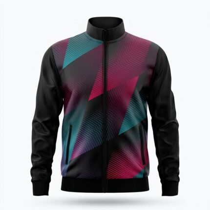 Custom Sublimated Team Jacket – Full-Zip Performance Warm-Up Jacket