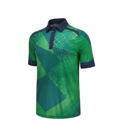 Custom Green Performance Polo Sports Jersey