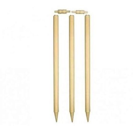 Premium Wooden Cricket Stumps Set
