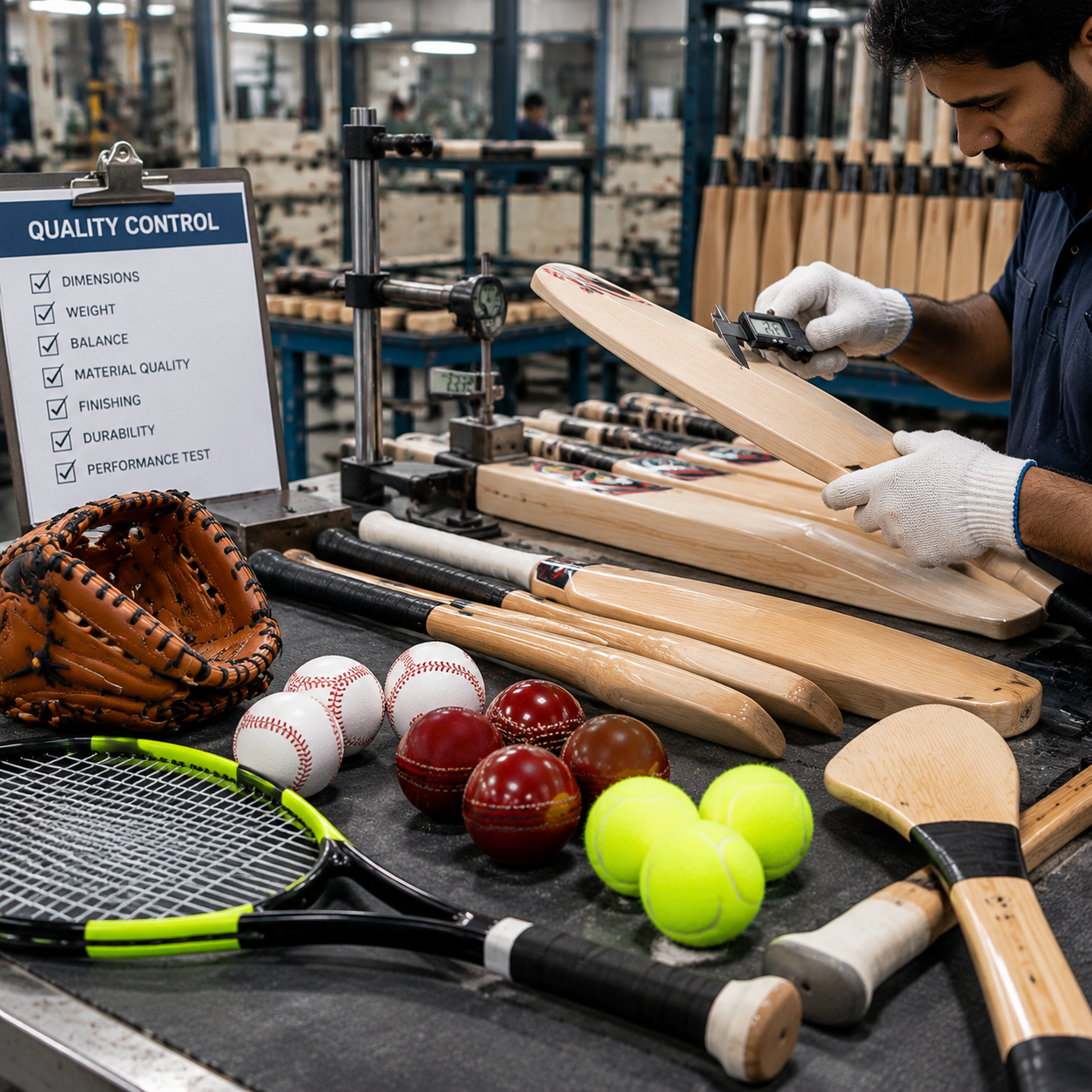 Sports Equipment Quality Inspection