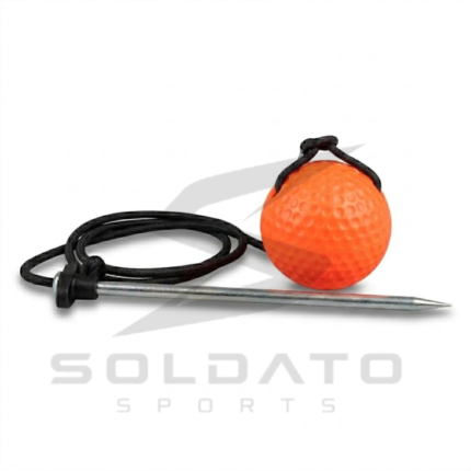 custom orange hurling spike ball ground trainer