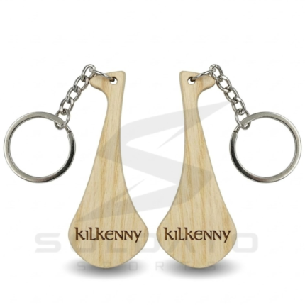 custom engraved wood hurley keychain