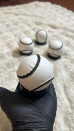 custom white hurling sliotar