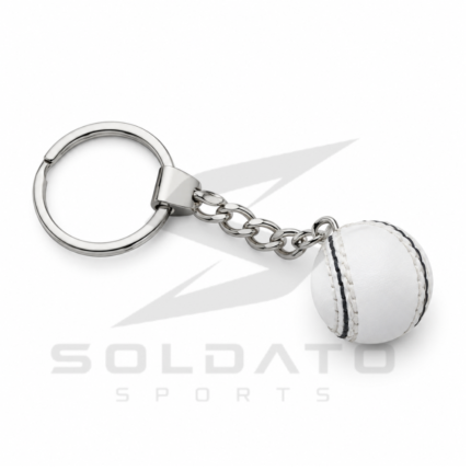 custom mini leather hurling sliotar keyring