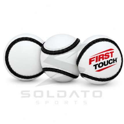 custom white first touch hurling sliotar pack
