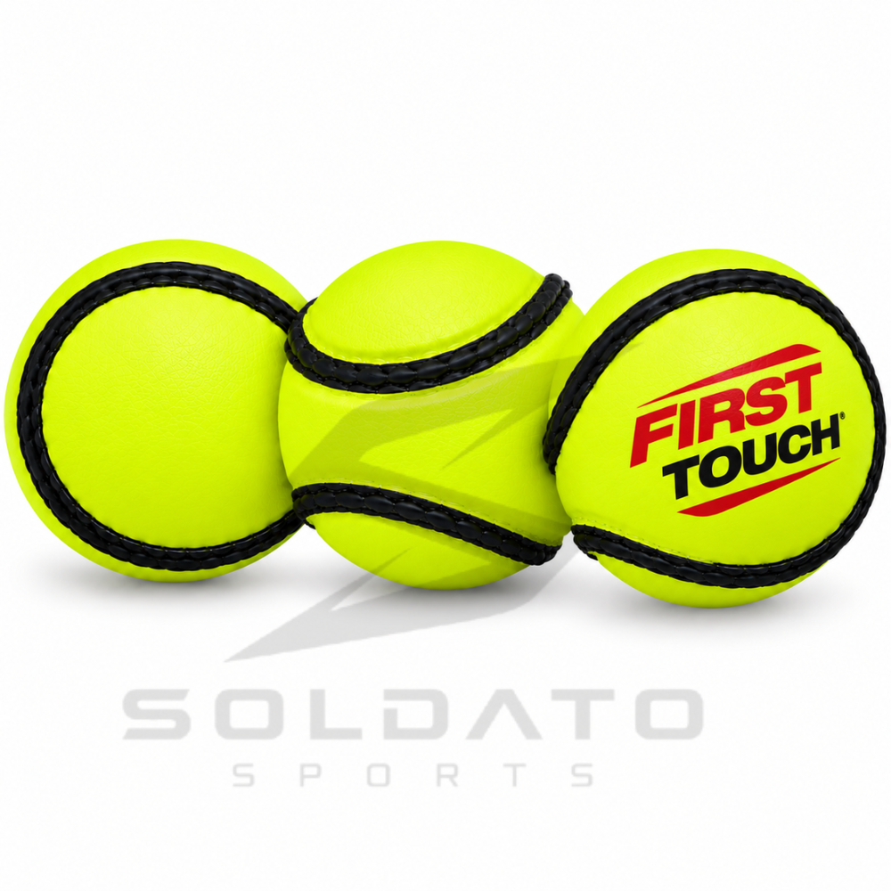Untitled design (72) custom neon first touch hurling sliotar pack