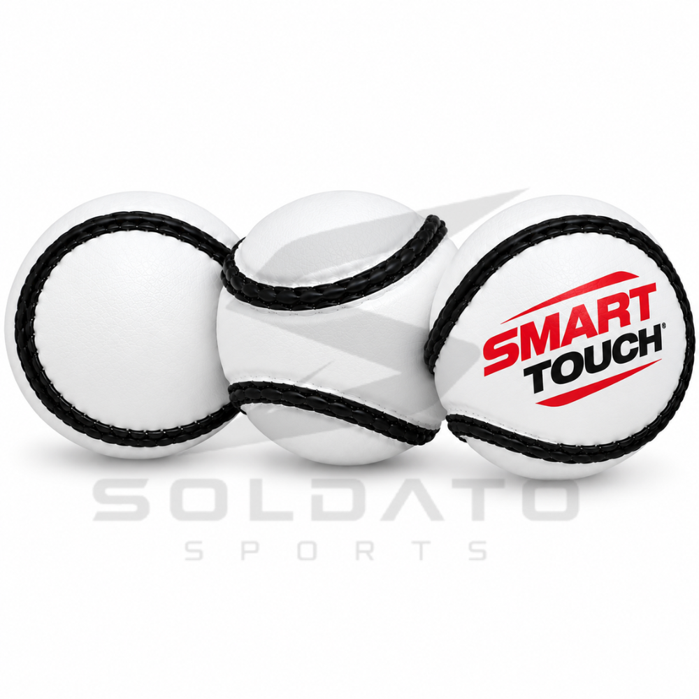 Untitled design (74) custom white smart touch hurling sliotar pack